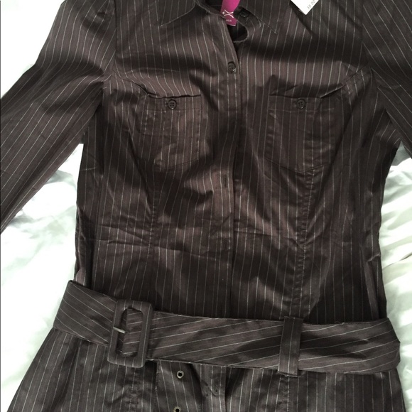Smartset brown stripes tunic - Picture 3 of 4